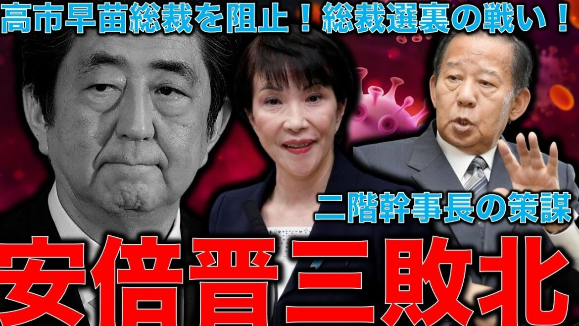 安倍晋三の敗北。高市早苗と岸田文雄どちらも失脚させたい二階俊博の策謀。自民党総裁選裏の戦い！元朝日新聞記者ジャーナリスト佐藤章さんと一月万冊清水有高