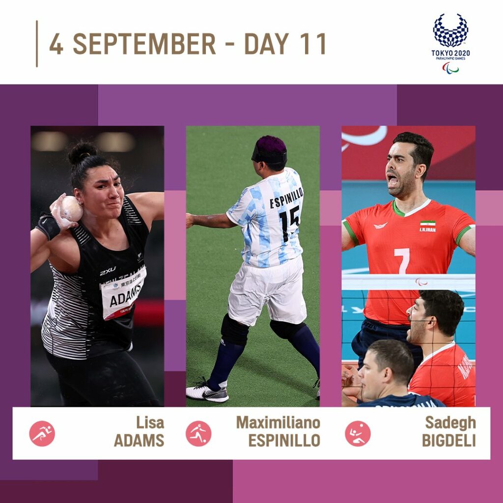 1日目⃣1⃣|  @ Paralympics＃Tokyo2020を観戦する選手リサ・アダムズM ..