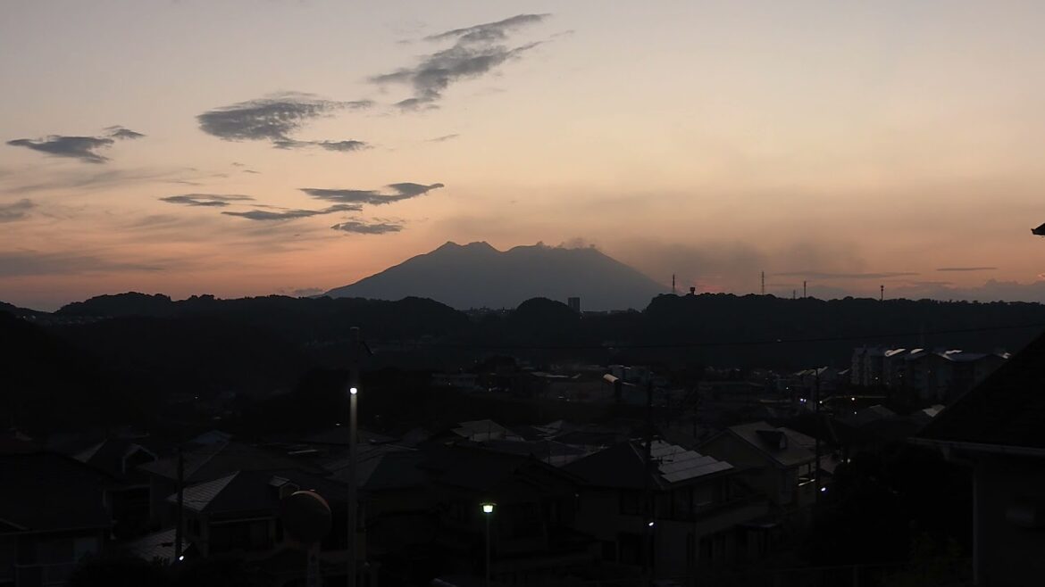 2021年09月26日　朝の桜島