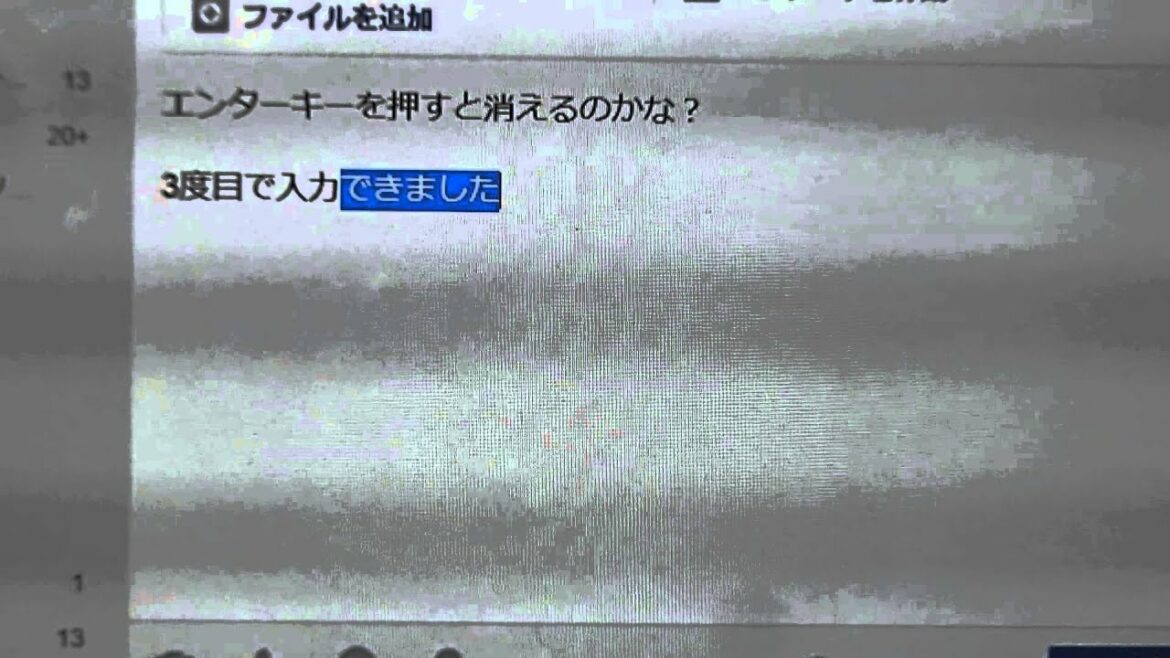 facebook入力時の不具合