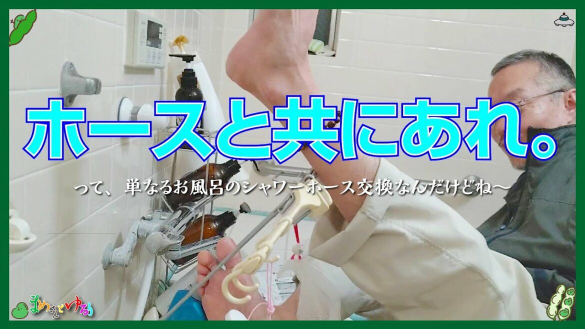 【障害】まめさんシャワーホース替えるってよ(*^^*)