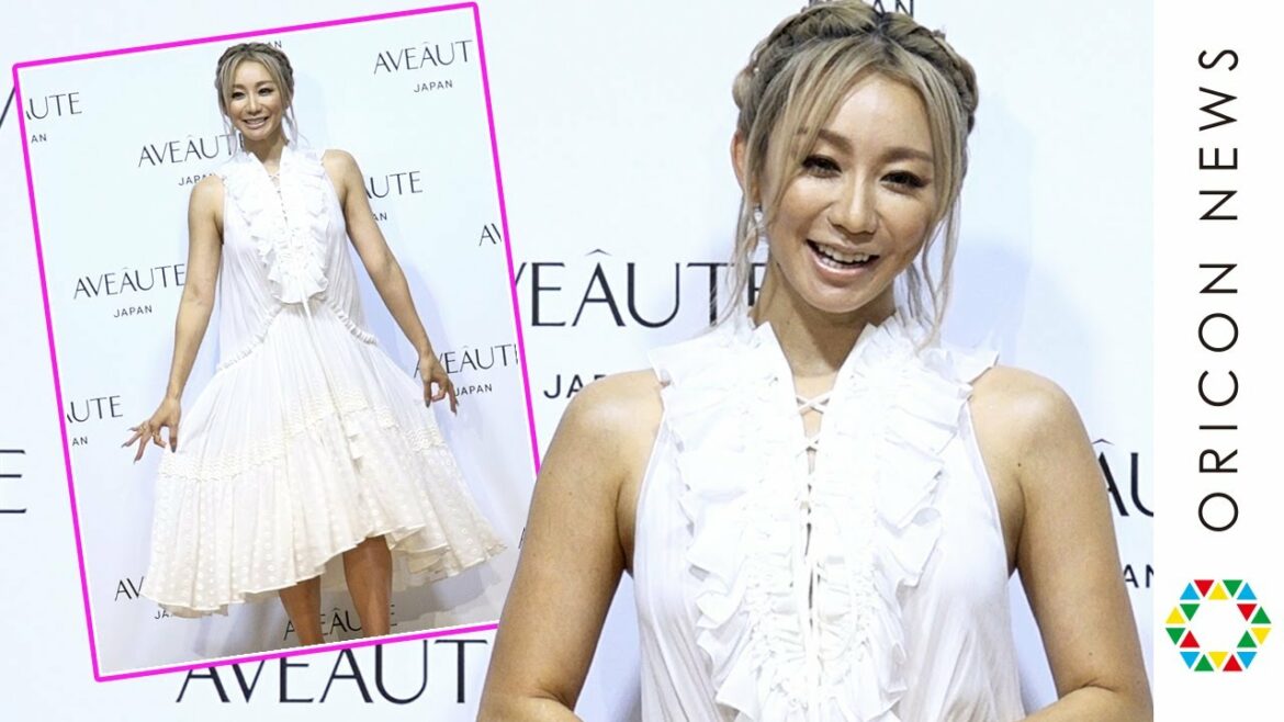 倖田來未、ゆるふわワンピースに照れ笑い「いつもの自分と違うみたい」　『AVEAUTE（アビュート）』発売記念イベント