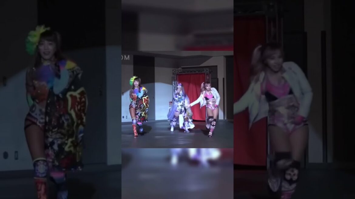 【女子プロレス】初披露！コズミック・エンジェルズダンス！【スターダム】#shorts