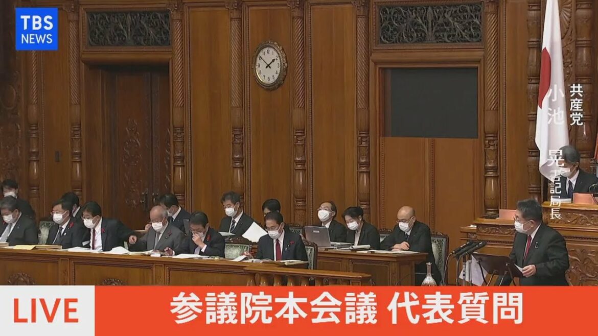 【LIVE】参議院本会議　代表質問（2021年10月13日）
