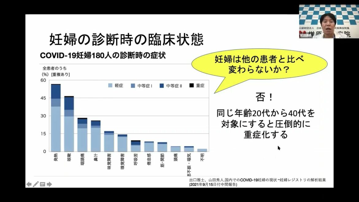 新型コロナ陽性妊婦の自宅療養について(第1回)新型コロナ陽性妊婦の特徴【解説:前田佳紀(榊原記念病院 産婦人科副部長)】 新型コロナ陽性妊婦の自宅療養について(第1回)新型コロナ陽性妊婦の特徴【解説:前田佳紀(榊原記念病院 産婦人科副部長)】