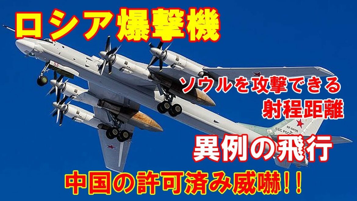 【スクランブル】ロシア爆撃機がソウルを射程距離に入れた異例の飛行による領空侵犯…航空軌道から中国の許可済み威嚇か！！（2019 10 30）11b4fd6f