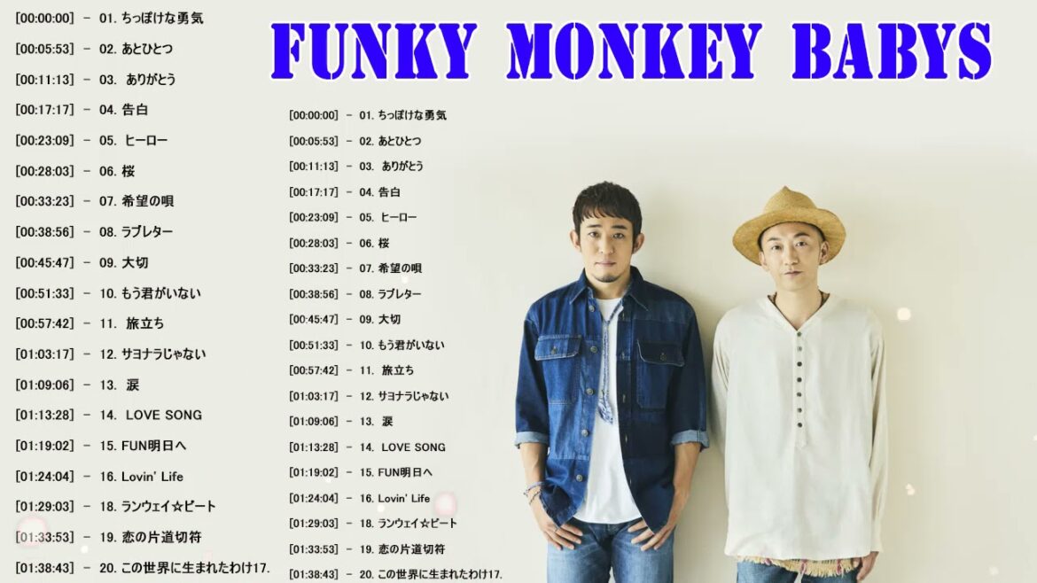 ファンキー・モンキー・ベイビーズ 人気曲メドレー ♫ファンキー・モンキー・ベイビーズ ベストヒット ♫ Funky Monkey Babys Best Hit Medley 2021#2