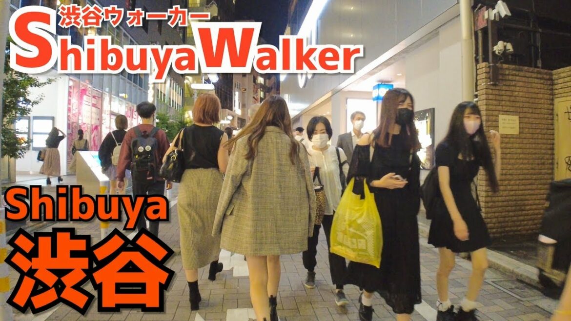 [渋谷散歩] Nightwalk in Shibuya | 緊急事態宣言解除後の渋谷センター街周辺を散策（2021年10月#1）