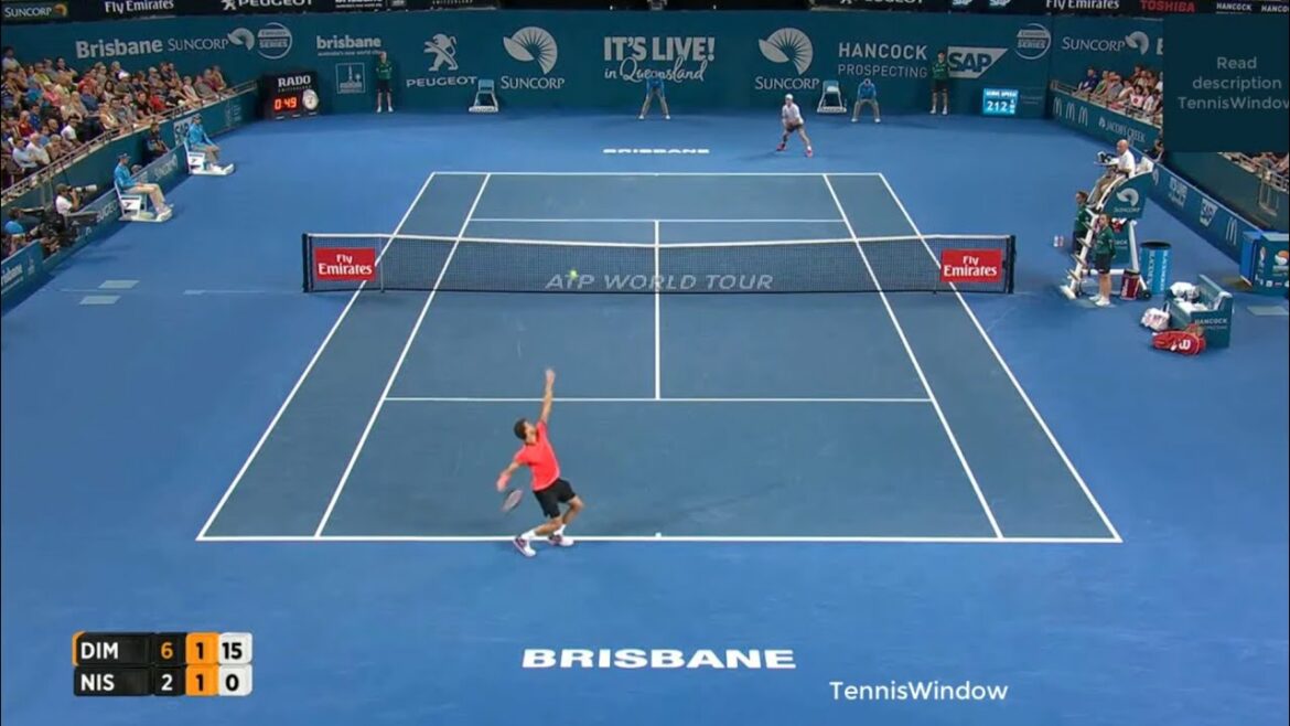 Nishikori (錦織) VS Dimitrov (ディミトロフ)