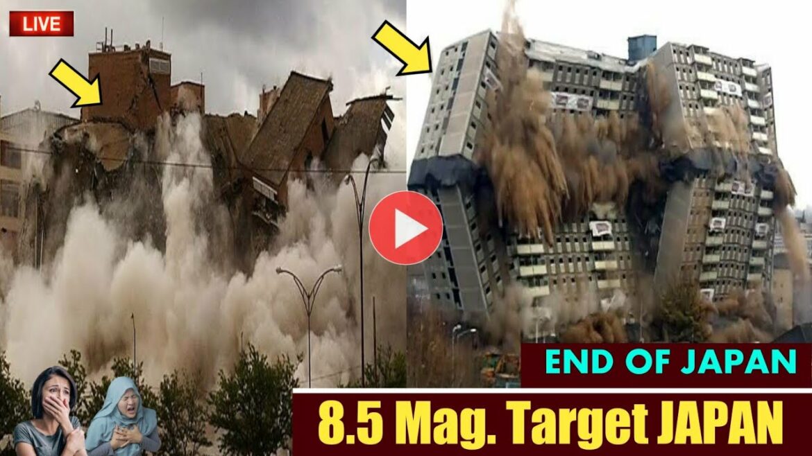 Japan Earthquake Today | 8.5 Deadly Magnitude Hits Big City Japan's Footage | Weather Today