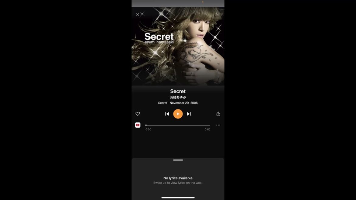 浜崎あゆみ - Secret　HD 320k
