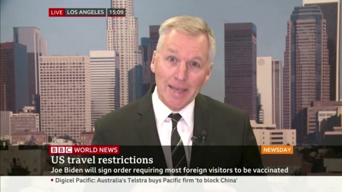 【BBC】アメリカへの渡航 ワクチン接種証明が一部除き必要に（2021/10/26）