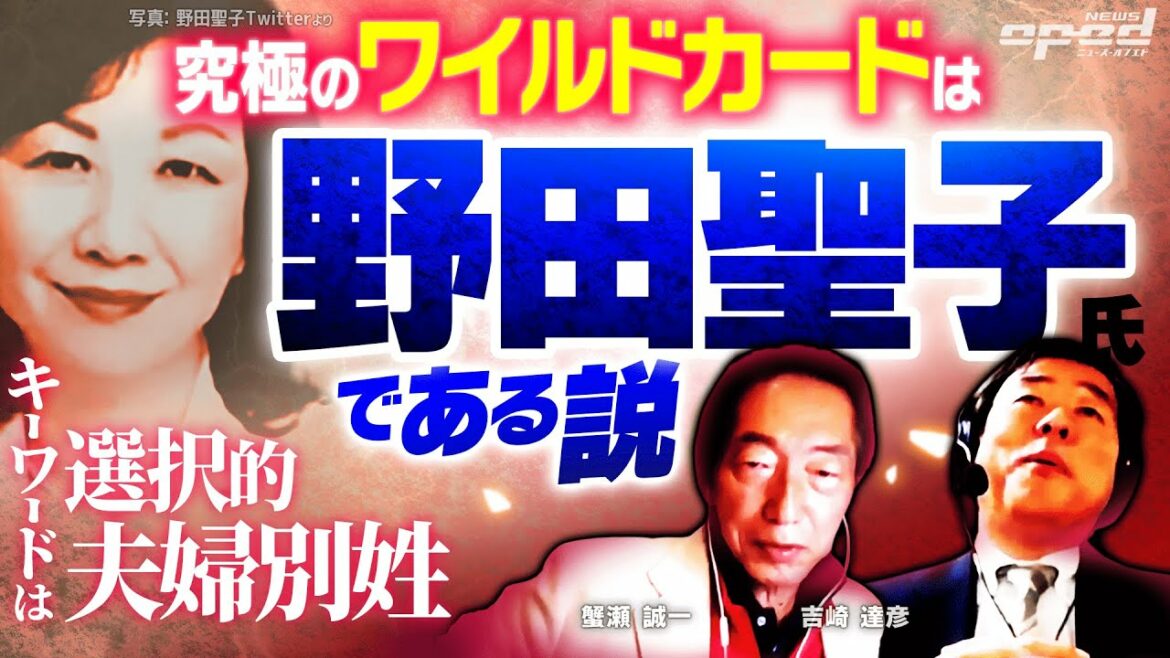 【野田聖子氏は究極のワイルドカード説】自民党総裁選は大荒れに？選択的夫婦別姓がキーワード【他候補との争い、次期総裁・総理大臣は？高市早苗氏・河野太郎氏・岸田文雄氏】
