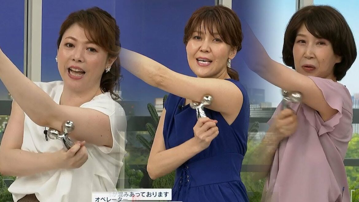 長谷井えみ子 朝倉美穂 梶原富美代 湯浅明美 古沢真弓【QVC】「柔らか～い二の腕」はどのナビさんもやっぱり気になるお年頃っ♪