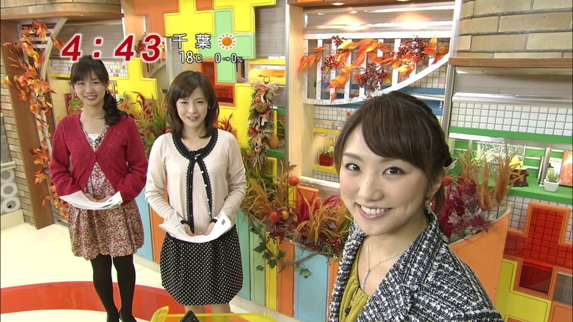 2010年11月11日 フジテレビ  めざにゅ～山崎夕貴 黒タイツ | 黑丝