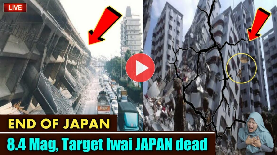 8.4 Scary Magnitude Hits lwai Japan's footage | Japan Earthquake Today | Weather Today