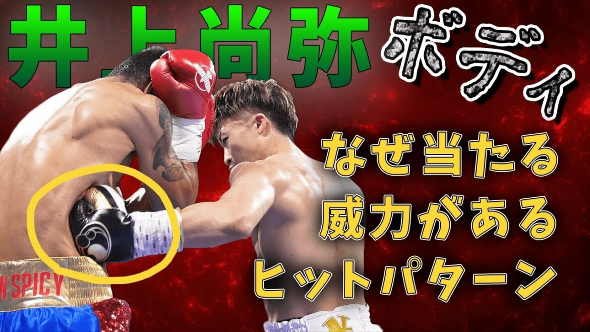 【解説】井上尚弥のボディブローを分析・考察してみた