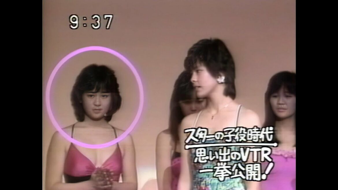 【HD画質】沢口靖子　思い出のVTR〔沢口さんの優勝で涙をのんだ人の中に・・・〕（1990年4月30日）