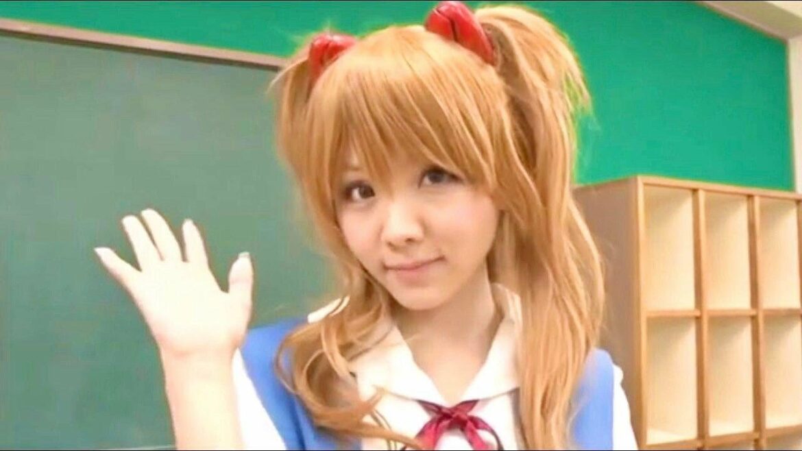 田中れいなコスプレ アスカ エヴァ メイキング