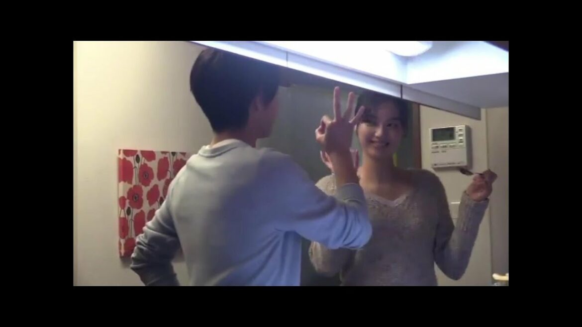 爽(新川優愛)と一真(小池徹平)撮影裏の仲良しシーン