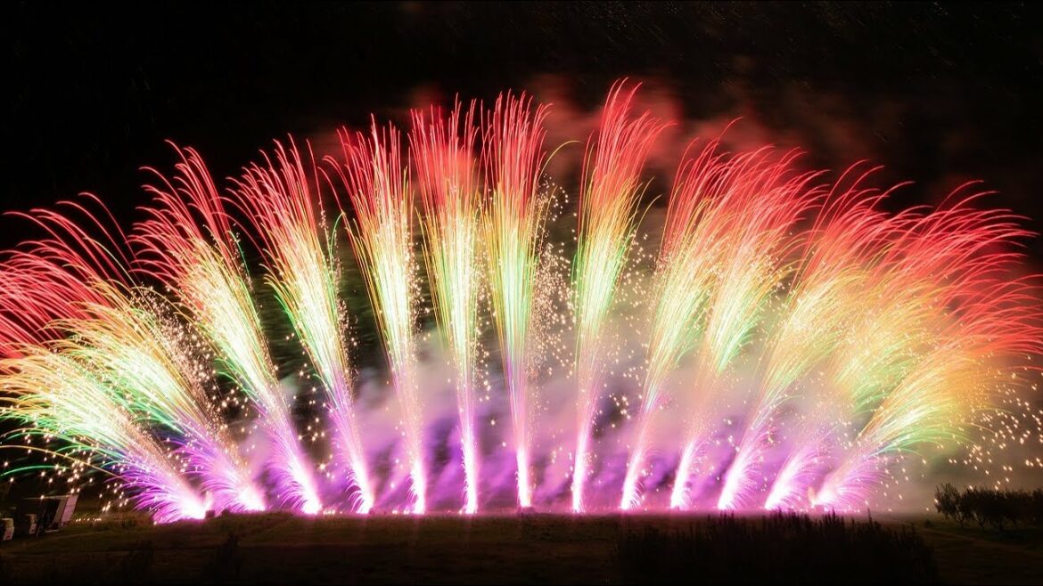 2021 長野市復興祈念花火 ミュージックスターマイン♪×3 （新型コロナウィルス感染症終息と県内経済復興祈念花火の長野市長沼会場）