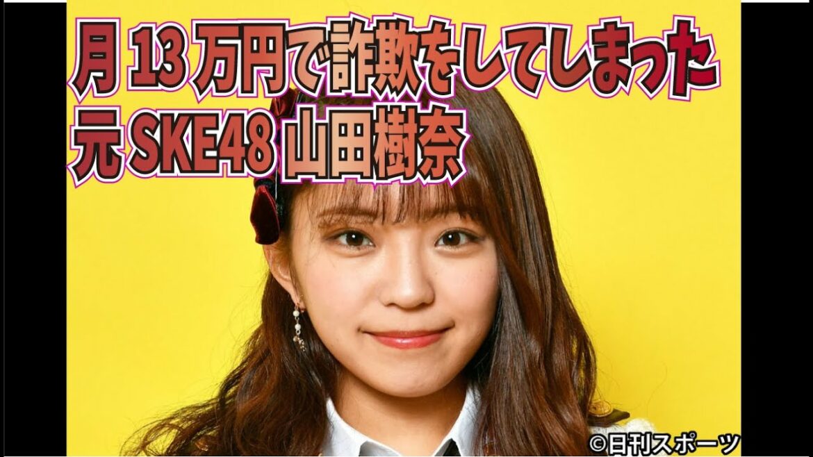 元SKE48の山田樹奈被告が法廷で語ったアイドルの悲哀「報酬は月13万円、消費者金融で50万円借金」 MIXIニュースに意見を言う