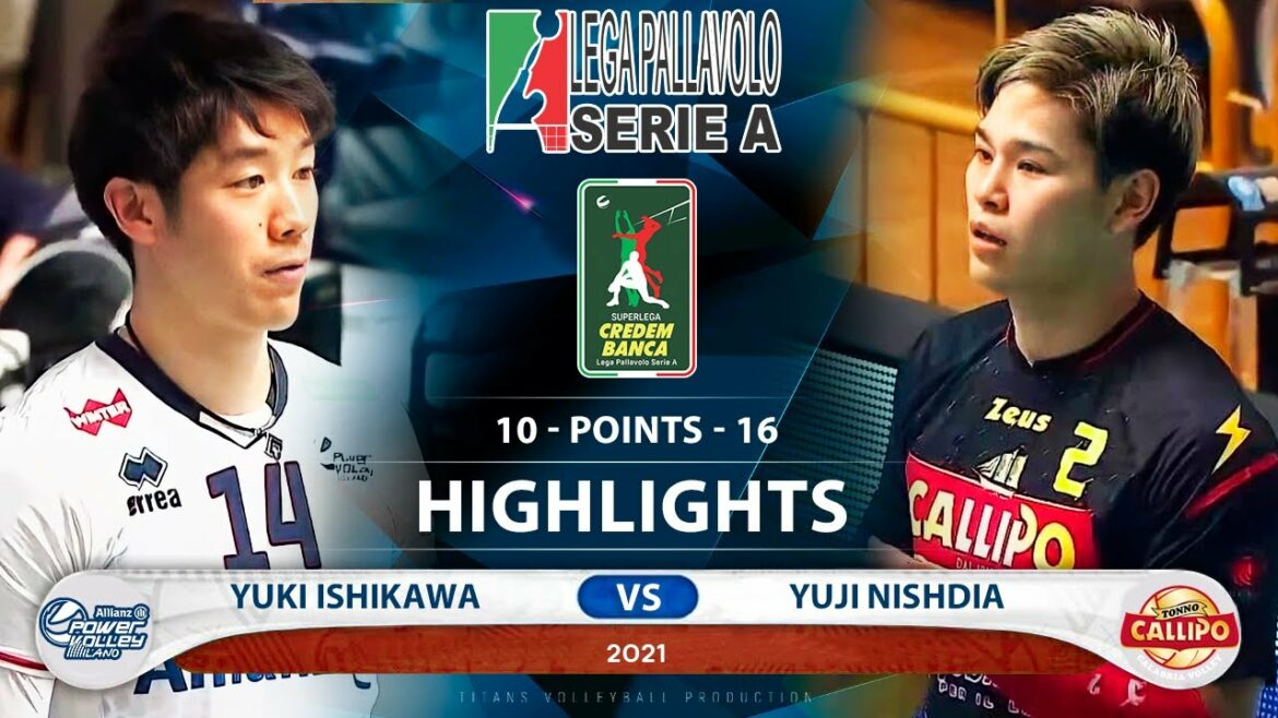 Yuki Ishikawa vs Yuji Nishida | Highlights | Italian Superliga | Milano vs Tonno Callipo | HD Yuki Ishikawa vs Yuji Nishida | Highlights | Italian Superliga | Milano vs Tonno Callipo | HD