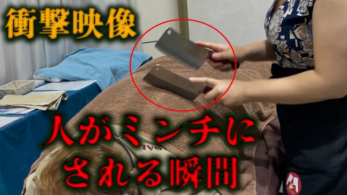【衝撃映像】人？がミンチにされる瞬間！！