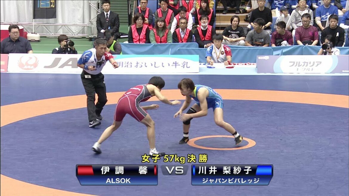 天皇杯レスリング全日本選手権2018 女子57kg級 決勝