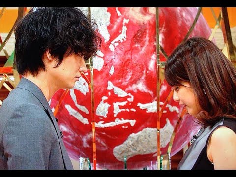 綾野剛が照れた【無防備なキス顔】加藤綾子 綾野剛が照れた【無防備なキス顔】加藤綾子