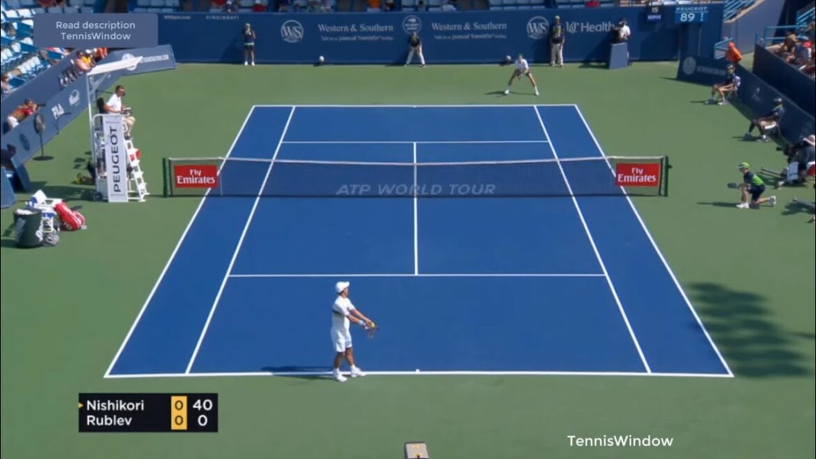 Nishikori (錦織) VS Rublev (ルブレフ)