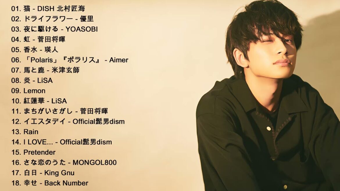 JPOP 最新曲ランキング 邦楽 2021🍂Official髭男dism,米津玄師,あいみょん,YOASOBI,宇多田ヒカル,King Gnu,GReeeeN,菅田将暉