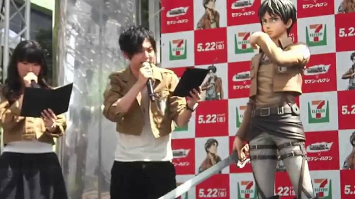 「進撃の巨人×セブン-イレブン」梶裕貴、石川由依“生”アフレコ