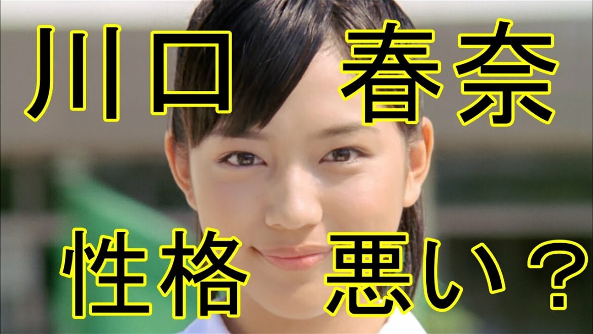 検証　川口春奈は性格悪い？相互チャンネル登録