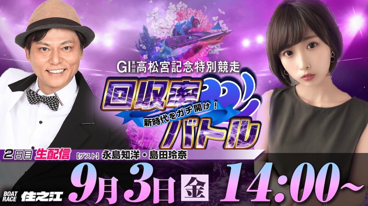 新時代をガチ開け！回収率バトル【永島知洋(メイン進行)・島田玲奈】