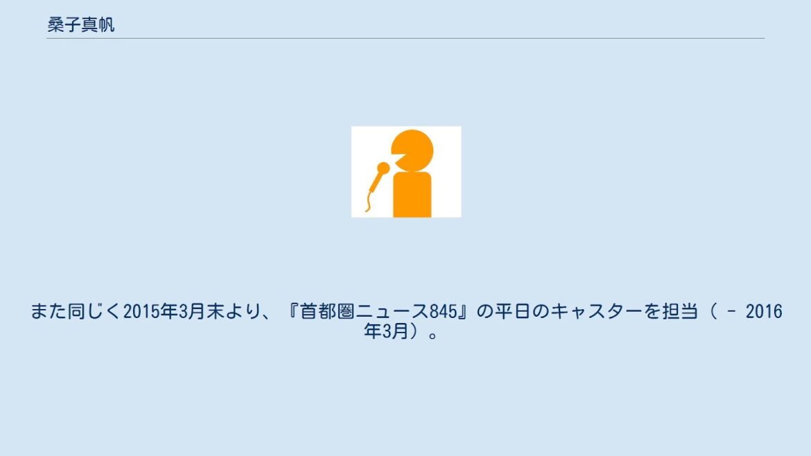 桑子真帆