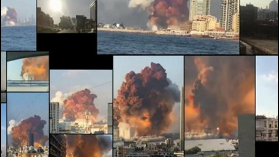 【衝撃映像】ベイルート爆発をいろいろな角度から見た映像まとめ