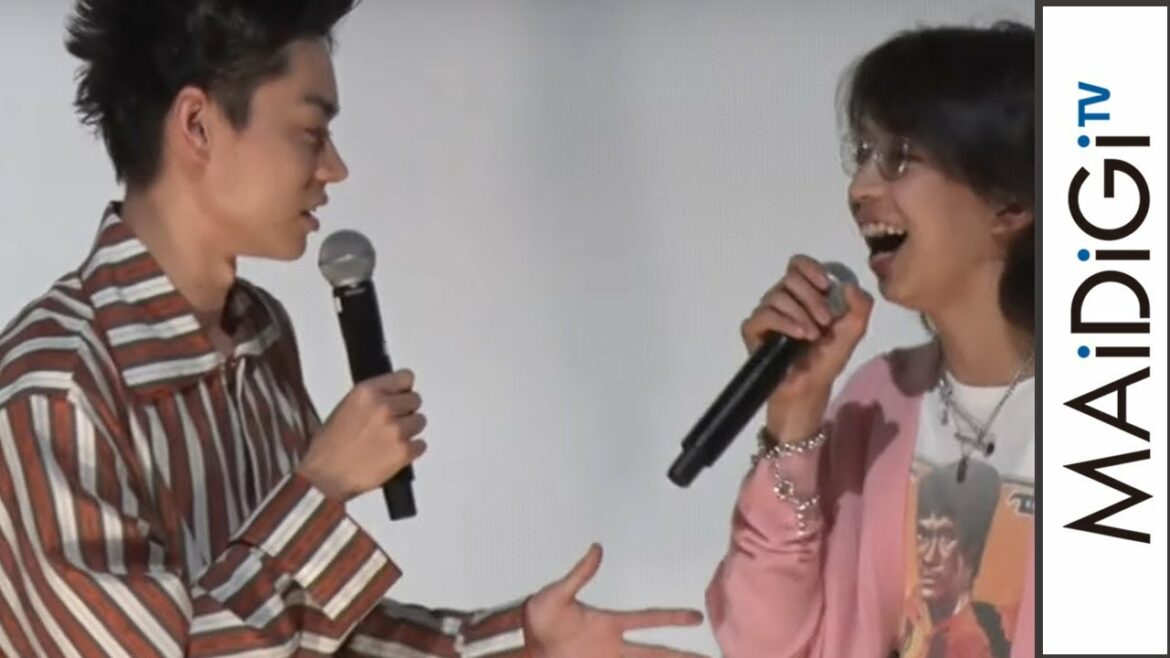 菅田将暉＆仲野太賀、YOSHIとの初対面で「絶句」自由すぎる言動に突っ込み連発　映画「タロウのバカ」完成披露上映会