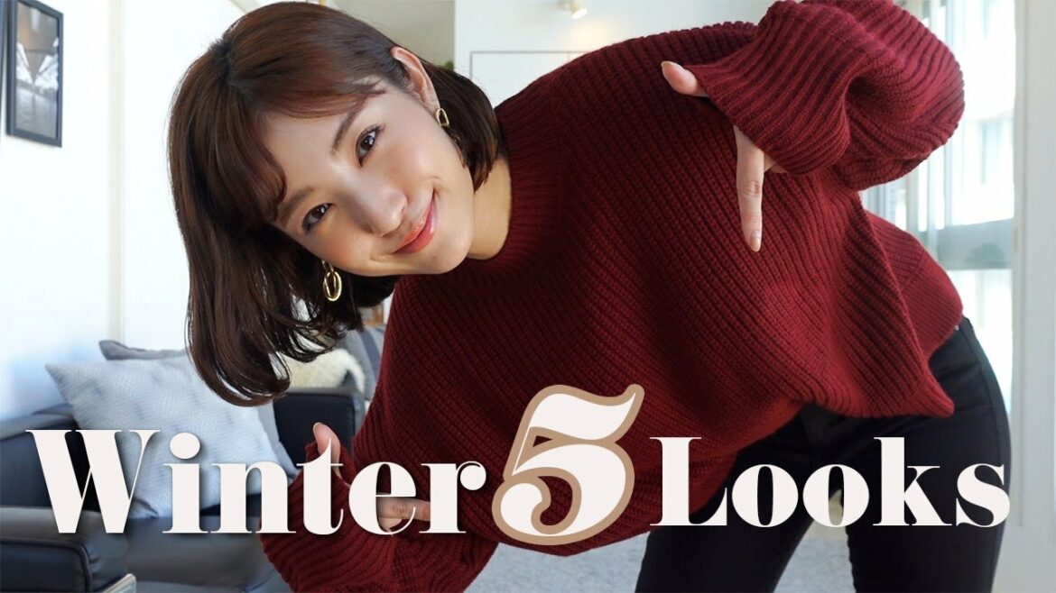 【LOOKBOOK】冬の黒スキニーデニム着回しコーデ！カジュアルから上品きれいめまで５コーデ紹介しています♡