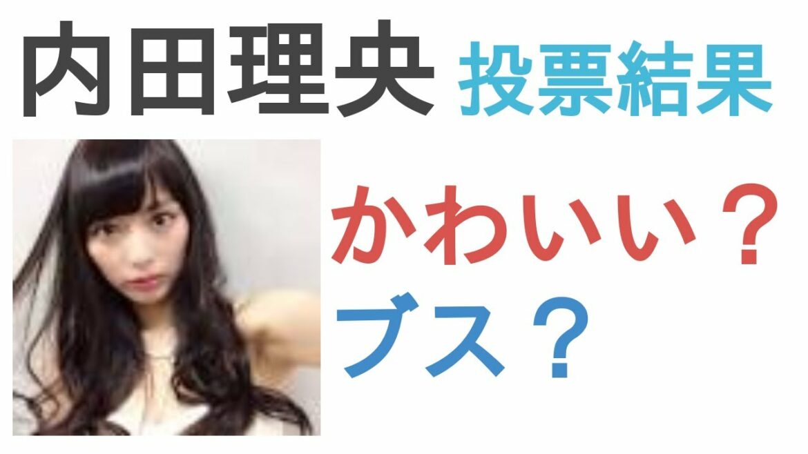 内田理央はかわいい？ブス？【投票結果】