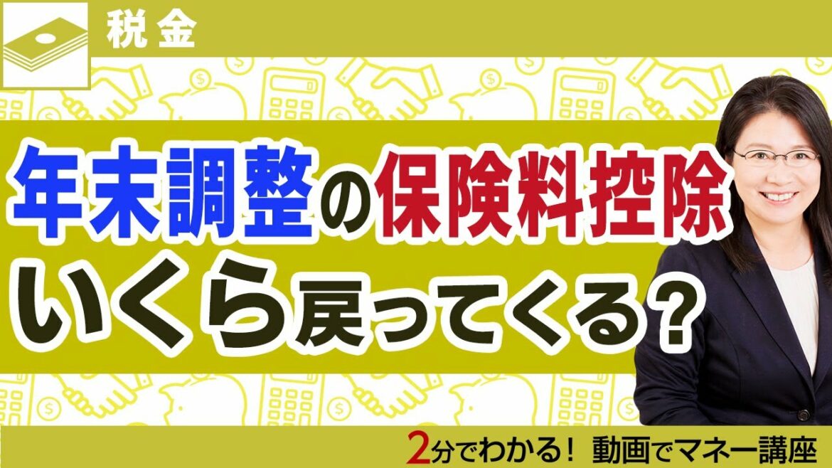 年末調整の保険料控除、戻ってくる金額はいくら？【初心者でもわかる税金】