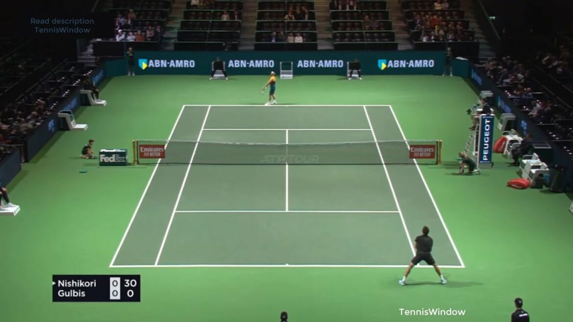 Nishikori (錦織) VS Gulbis (ガルビス)