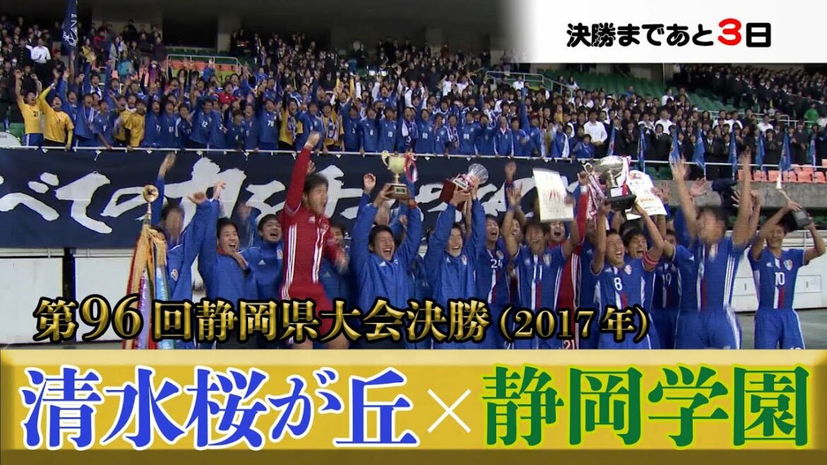 【サッカー王国の軌跡】第96回静岡県大会決勝ハイライト（2017年）