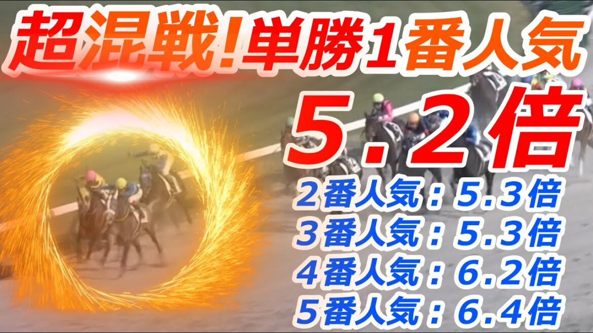 【競馬】オッズ混戦!13頭中9番人気、12番人気から攻めてみた結果は? 【競馬】オッズ混戦!13頭中9番人気、12番人気から攻めてみた結果は?