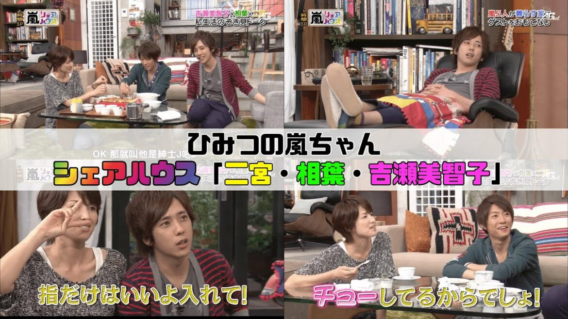 【ひみつの嵐ちゃん】シェアハウスまとめ 第4回「二宮・相葉・吉瀬美智子」