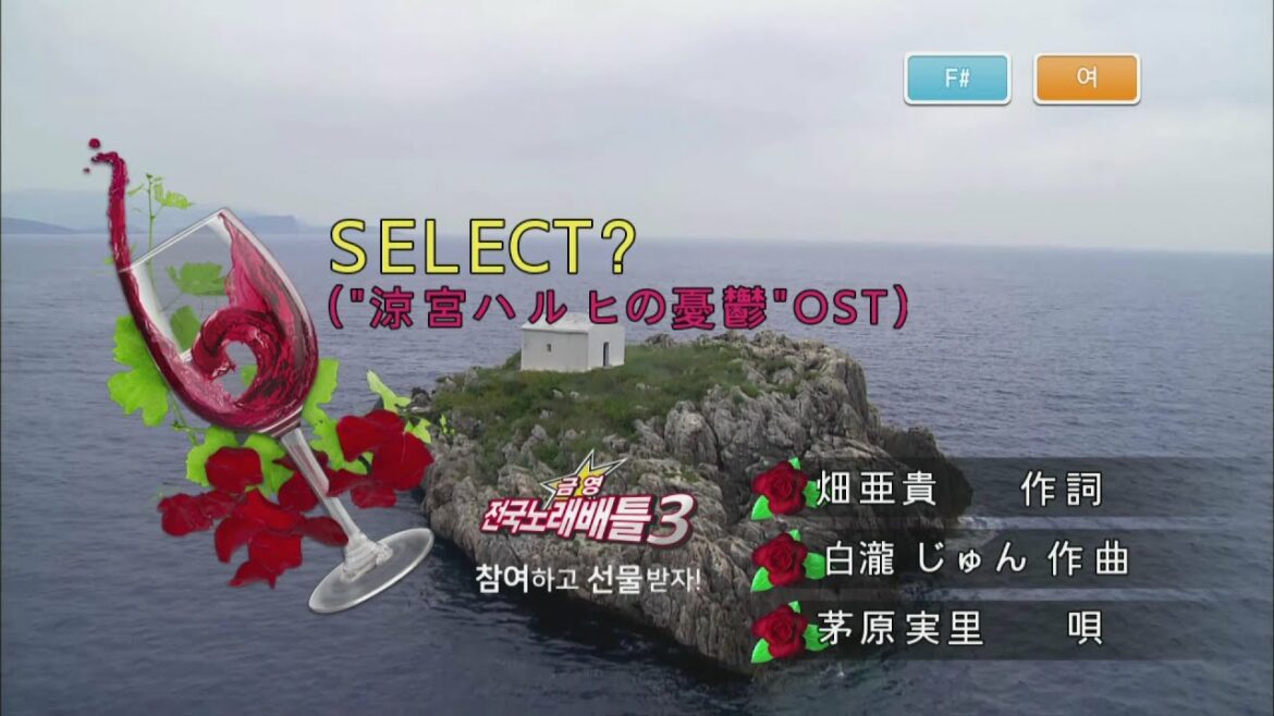 茅原実里 (치하라 미노리) - SELECT? (KY 42880) 노래방 カラオケ