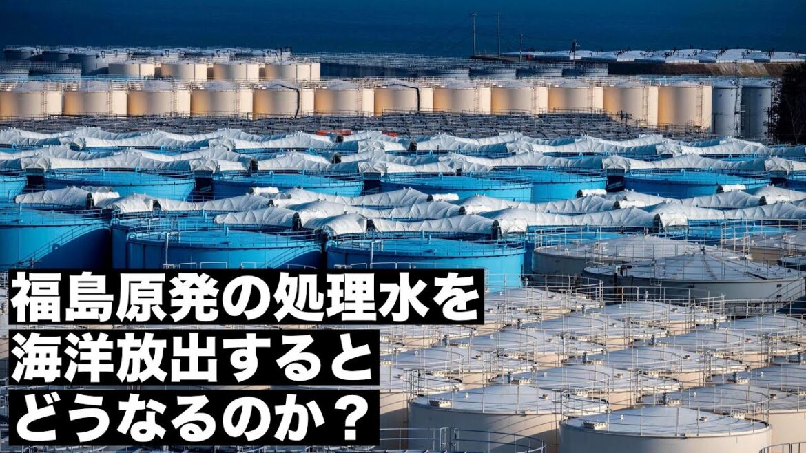 【860兆Bq】福島第一原発の処理水を海に流すとどうなるのか？