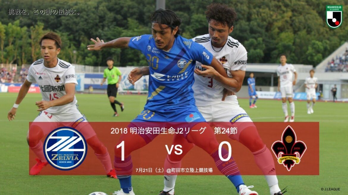 【クラブ公式】2018ハイライト「垣田裕暉を軸にゴールに迫るも、前半終了間際の町田・平戸選手のミドルシュートが試合を決めた」第24節:FC町田ゼルビア vs ツエーゲン金沢 【クラブ公式】2018ハイライト「垣田裕暉を軸にゴールに迫るも、前半終了間際の町田・平戸選手のミドルシュートが試合を決めた」第24節:FC町田ゼルビア vs ツエーゲン金沢