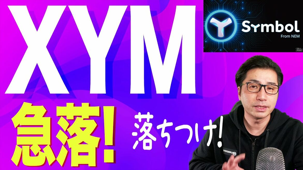 【暗号資産XYM】シンボル急落！今後の予想は...?【仮想通貨】【暗号通貨】【投資】【副業】【初心者】