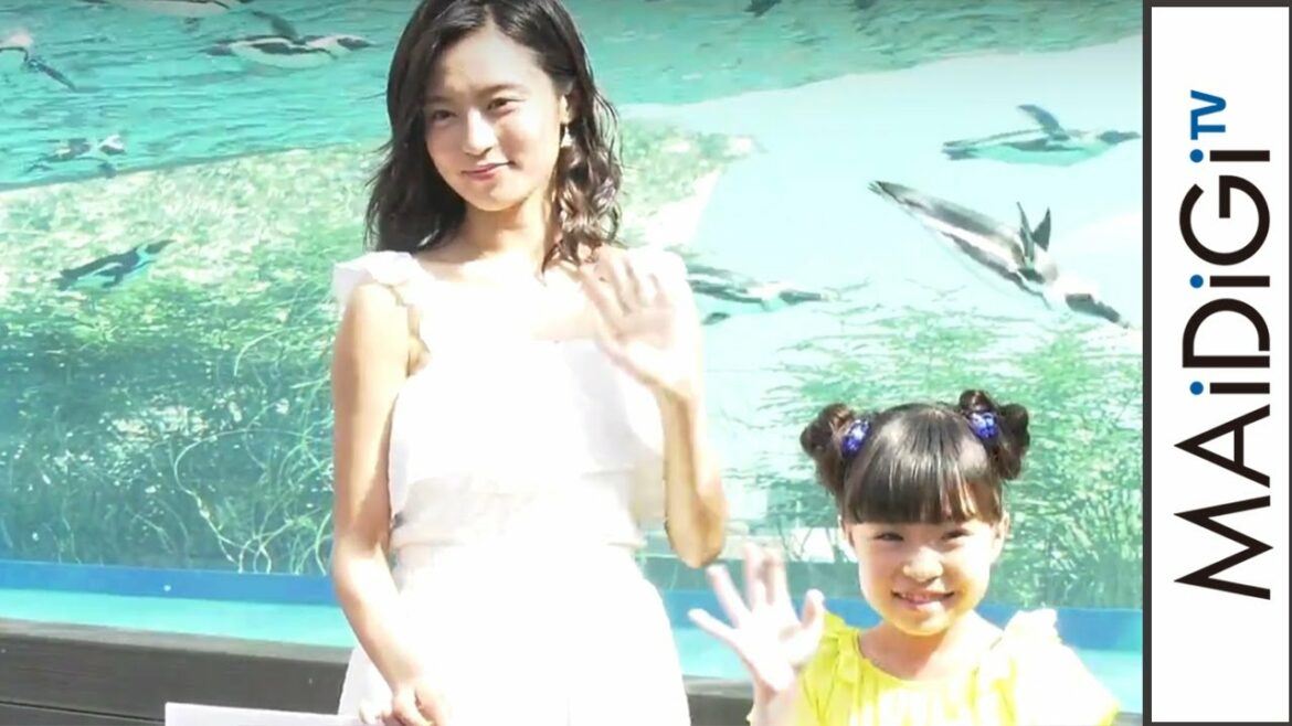 小島瑠璃子、「天空のペンギン」に感激「そうだ鳥だったんだ」　「サンシャイン水族館」リニューアルオープンイベント1